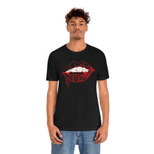 Load image into Gallery viewer, Vampire Lips Jersey Short Sleeve Tee