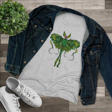 Load image into Gallery viewer, Luna Moth Slim Fit Triblend Tee