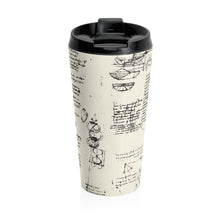 Load image into Gallery viewer, Da Vinci's Notebook Stainless Steel Travel Mug