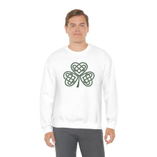 Load image into Gallery viewer, Celtic Shamrock Heavy Blend™ Crewneck Sweatshirt