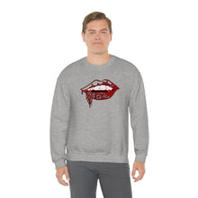 Load image into Gallery viewer, Vampire Lips Heavy Blend™ Crewneck Sweatshirt