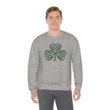 Load image into Gallery viewer, Celtic Shamrock Heavy Blend™ Crewneck Sweatshirt