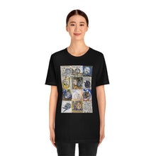 Load image into Gallery viewer, Medieval Cats Licking Their Butts Jersey Short Sleeve Tee