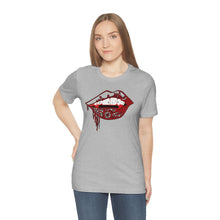 Load image into Gallery viewer, Vampire Lips Jersey Short Sleeve Tee