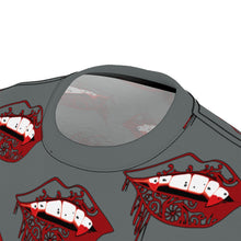Load image into Gallery viewer, Vampire Lips AOP Cut & Sew Tee