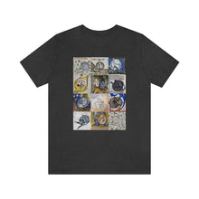 Load image into Gallery viewer, Medieval Cats Licking Their Butts Jersey Short Sleeve Tee