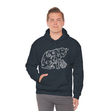 Load image into Gallery viewer, Cat Playing D&D Heavy Blend™ Hooded Sweatshirt