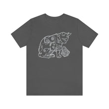 Load image into Gallery viewer, Cat Playing D&D Jersey Short Sleeve Tee
