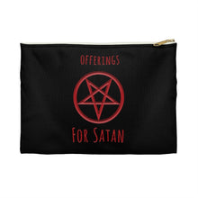 Load image into Gallery viewer, Offerings For Satan Accessory Pouch