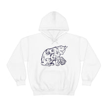 Load image into Gallery viewer, Cat Playing D&D Heavy Blend™ Hooded Sweatshirt