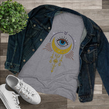 Load image into Gallery viewer, Boho Moon Slim Fit Triblend Tee