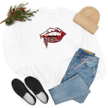 Load image into Gallery viewer, Vampire Lips Heavy Blend™ Crewneck Sweatshirt