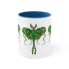 Load image into Gallery viewer, Luna Moth Accent Coffee Mug, 11oz