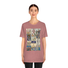 Load image into Gallery viewer, People Getting Stabbed in Medieval Manuscripts Jersey Short Sleeve Tee
