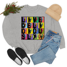 Load image into Gallery viewer, Live Deliciously Heavy Blend™ Crewneck Sweatshirt