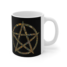 Load image into Gallery viewer, Tapestry Pentagram Ceramic Mug 11oz