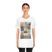 Load image into Gallery viewer, People Getting Stabbed in Medieval Manuscripts Jersey Short Sleeve Tee