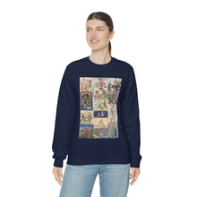 Load image into Gallery viewer, People Getting Stabbed In Medieval Manuscripts Heavy Blend™ Crewneck Sweatshirt