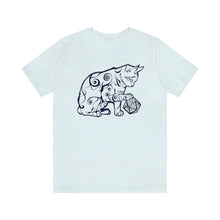 Load image into Gallery viewer, Cat Playing D&D Jersey Short Sleeve Tee