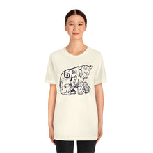 Load image into Gallery viewer, Cat Playing D&D Jersey Short Sleeve Tee