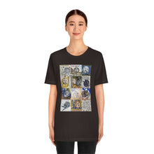 Load image into Gallery viewer, Medieval Cats Licking Their Butts Jersey Short Sleeve Tee
