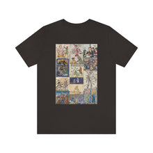 Load image into Gallery viewer, People Getting Stabbed in Medieval Manuscripts Jersey Short Sleeve Tee