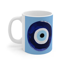 Load image into Gallery viewer, Blue Nazar Ceramic Mug 11oz