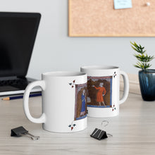 Load image into Gallery viewer, Libra Medieval Art Ceramic Mug 11oz