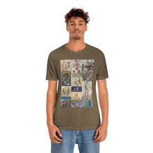 Load image into Gallery viewer, People Getting Stabbed in Medieval Manuscripts Jersey Short Sleeve Tee