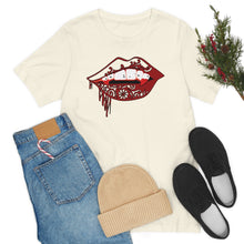 Load image into Gallery viewer, Vampire Lips Jersey Short Sleeve Tee