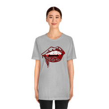 Load image into Gallery viewer, Vampire Lips Jersey Short Sleeve Tee