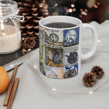 Load image into Gallery viewer, Medieval Cats Licking Their Butts Ceramic Mug 11oz