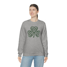 Load image into Gallery viewer, Celtic Shamrock Heavy Blend™ Crewneck Sweatshirt