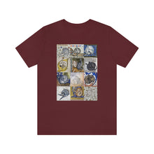 Load image into Gallery viewer, Medieval Cats Licking Their Butts Jersey Short Sleeve Tee