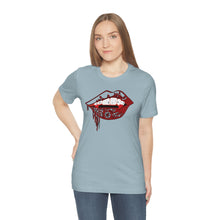 Load image into Gallery viewer, Vampire Lips Jersey Short Sleeve Tee