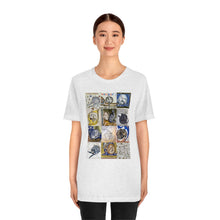 Load image into Gallery viewer, Medieval Cats Licking Their Butts Jersey Short Sleeve Tee