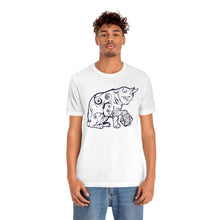 Load image into Gallery viewer, Cat Playing D&D Jersey Short Sleeve Tee