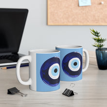 Load image into Gallery viewer, Blue Nazar Ceramic Mug 11oz