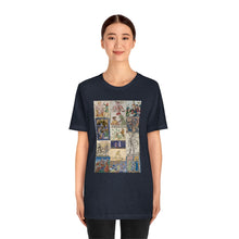 Load image into Gallery viewer, People Getting Stabbed in Medieval Manuscripts Jersey Short Sleeve Tee