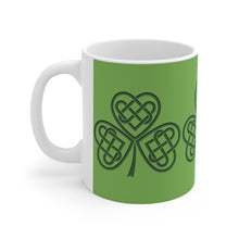 Load image into Gallery viewer, Shamrocks Ceramic Mug 11oz