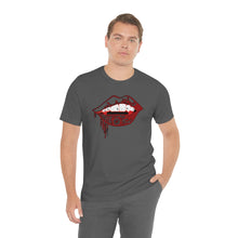 Load image into Gallery viewer, Vampire Lips Jersey Short Sleeve Tee