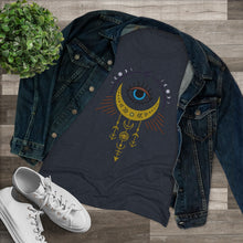 Load image into Gallery viewer, Boho Moon Slim Fit Triblend Tee