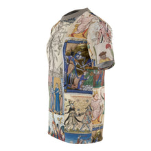 Load image into Gallery viewer, People Getting Stabbed in Medieval Manuscripts AOP  Tee