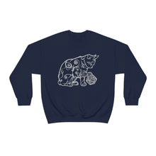 Load image into Gallery viewer, Cat Playing D&D Heavy Blend™ Crewneck Sweatshirt