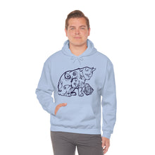 Load image into Gallery viewer, Cat Playing D&D Heavy Blend™ Hooded Sweatshirt