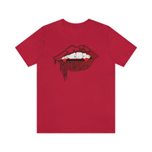 Load image into Gallery viewer, Vampire Lips Jersey Short Sleeve Tee
