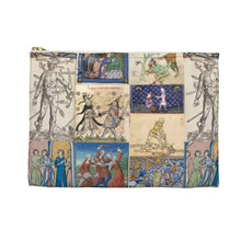 Load image into Gallery viewer, People Getting Stabbed in Medieval Manuscripts Accessory Pouch
