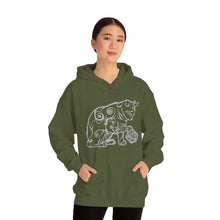 Load image into Gallery viewer, Cat Playing D&D Heavy Blend™ Hooded Sweatshirt