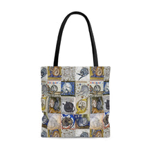 Load image into Gallery viewer, Medieval Cats Licking Their Butts Tote Bag