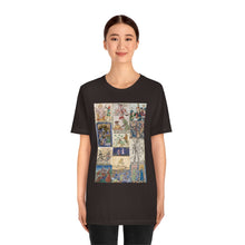 Load image into Gallery viewer, People Getting Stabbed in Medieval Manuscripts Jersey Short Sleeve Tee